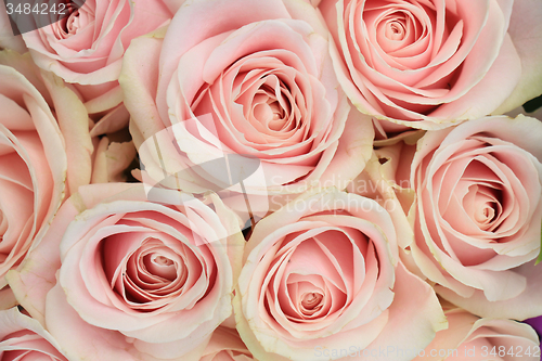 Image of pink wedding arrangement