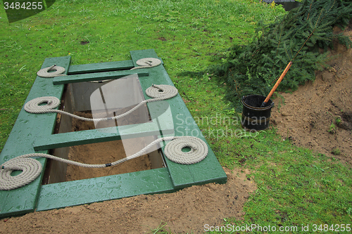 Image of Open grave