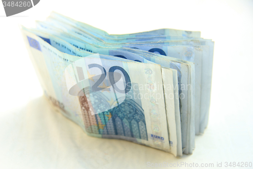 Image of 20 euro banknotes