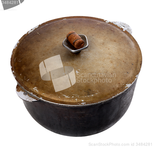 Image of Old dirty pot 