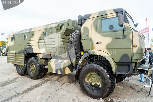 Image of Truck KAMAZ-5350 on demonstration range