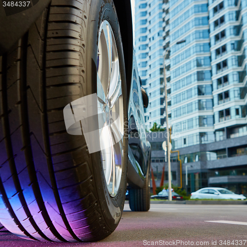 Image of Detail of a beauty and fast sportcar