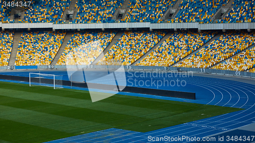 Image of Huge Empty Football Arena