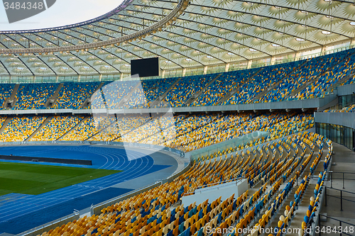 Image of Huge Empty Football Arena