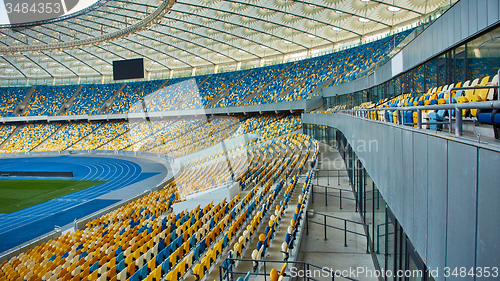 Image of Huge Empty Football Arena