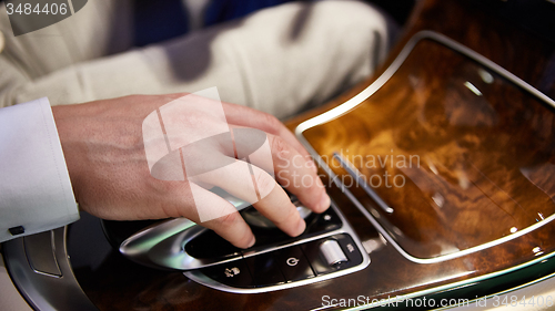 Image of Detail of a beauty and fast sportcar.