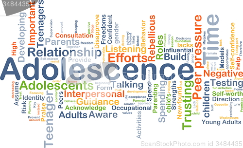 Image of Adolescence background concept