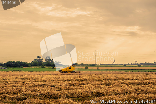 Image of Agricultural machine on a field