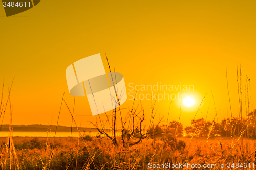 Image of Sunrise in a countryside scenery