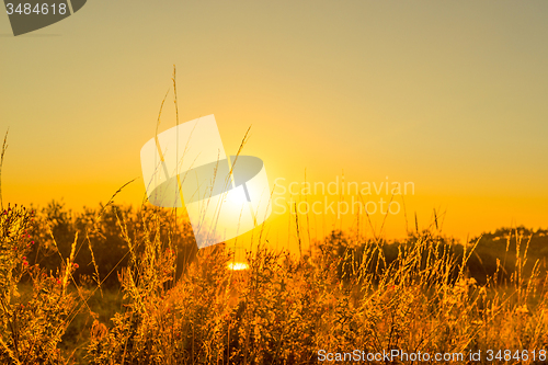 Image of Early morning with a countryside sunrise