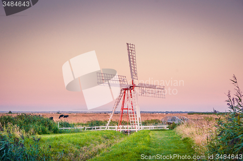 Image of Windmill on a countryside