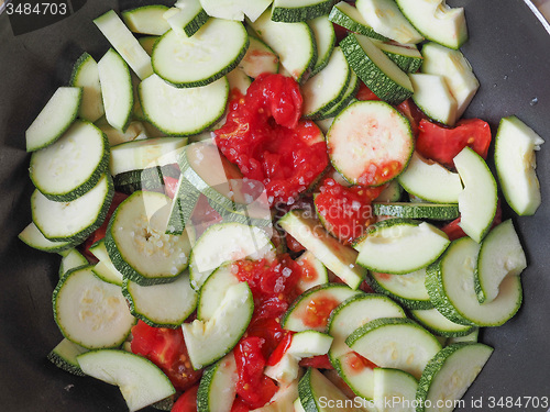 Image of Zucchini with tomato