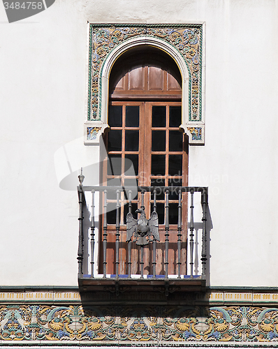 Image of Balcony of a house in Seville