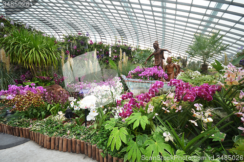 Image of Flower Dome at Gardens by the Bay in Singapore