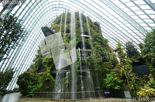 Image of Cloud Forest at Gardens by the Bay in Singapore