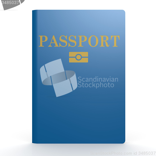 Image of Blue passport book