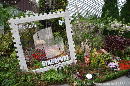 Image of Flower Dome at Gardens by the Bay in Singapore