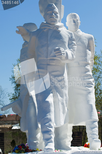 Image of Heroes WWII monument in Rostov