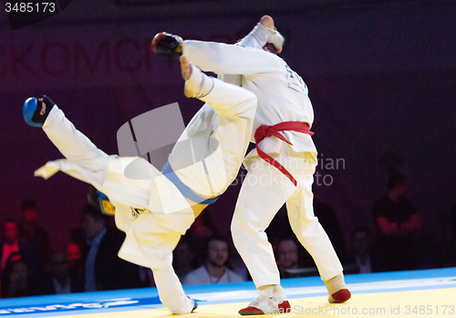 Image of Olga Safronova (Red) and Roza Iskarenova (Blue)