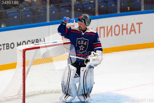 Image of Maxim Sokolov (39) drink water