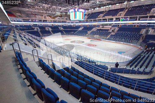 Image of Spectators seats row