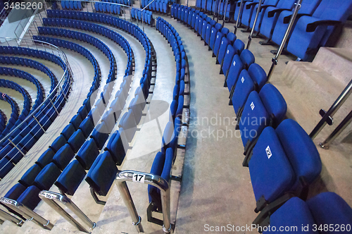 Image of Numbered seats in row