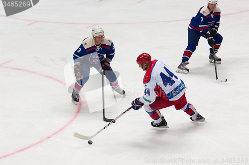 Image of V. Tsyplakov (44) vs A. Sivov (3) and P. Cherenkov (7)