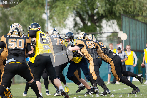 Image of American football warriors