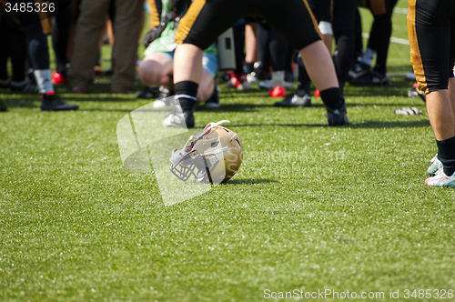 Image of Helmet on the grass