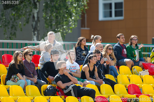 Image of Spectators on tribunes