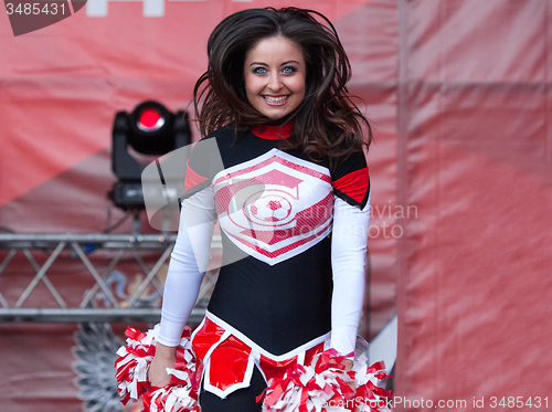 Image of Cheerleader of Spartak team