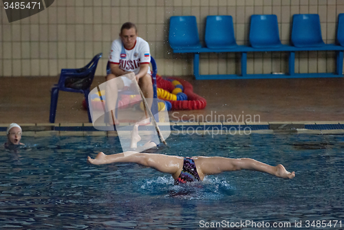 Image of Synchronous swimer legs