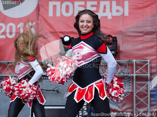 Image of Cheerleaders of Spartak team