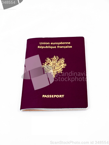 Image of French passport