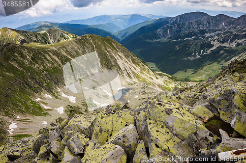 Image of Hi-res panorama of Retezat Mountains, Romania, Europe