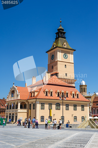 Image of The old town hall and the Council square, Brasov