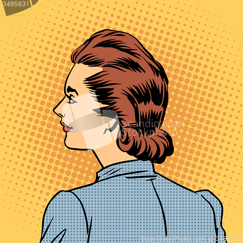 Image of Business woman in profile