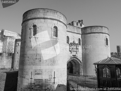 Image of Black and white Tower of London