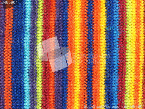 Image of Multicolored vertical stripe fabric background