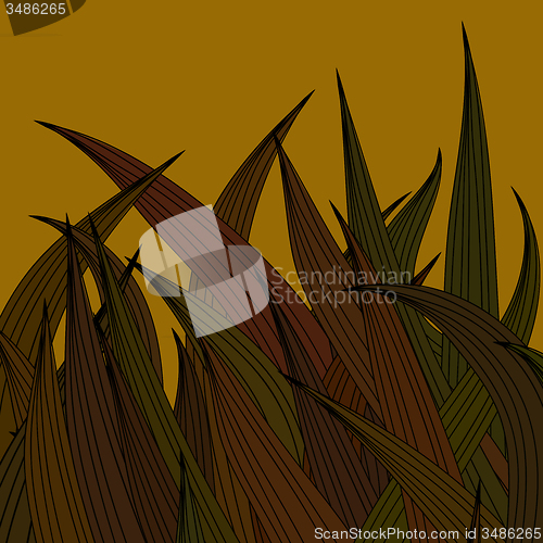 Image of  Abstract Brown Wave Pattern