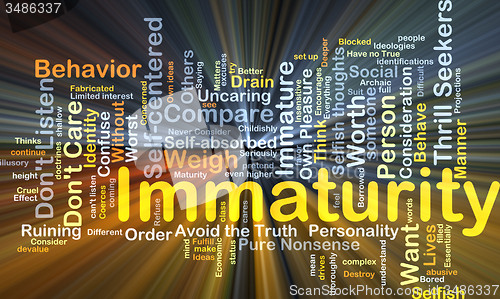 Image of Immaturity background concept glowing