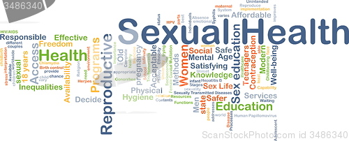 Image of Sexual health background concept