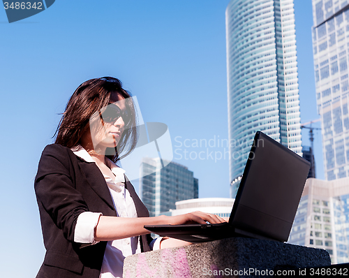 Image of Girl in New City