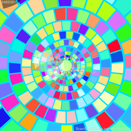 Image of Colorful Mosaic Background.