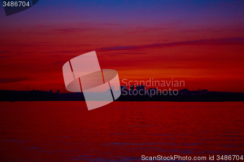 Image of Sunrise over the river