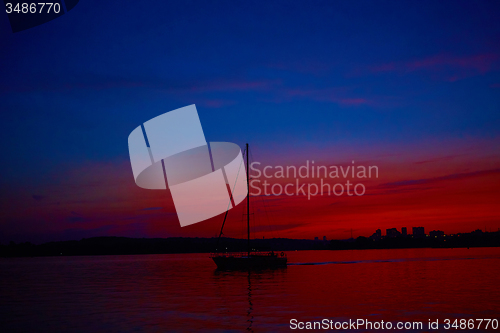 Image of Sunrise over the river