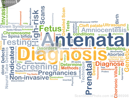 Image of Antenatal diagnosis background concept