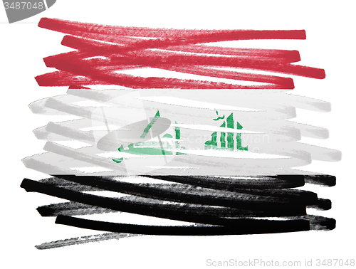 Image of Flag illustration - Iraq