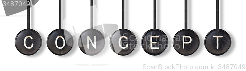 Image of Typewriter buttons, isolated - Concept