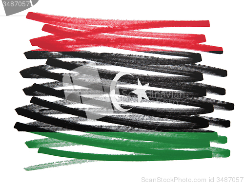 Image of Flag illustration - Libya